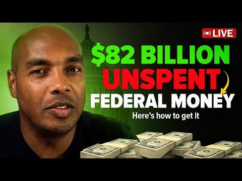 Government Has 90 Days to Spend It or Lose It – How to Get Your Share TONIGHT (LIVE) thumbnail
