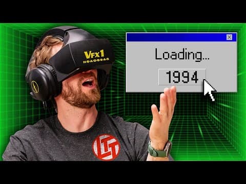 Linus Tries VR From 1994 thumbnail