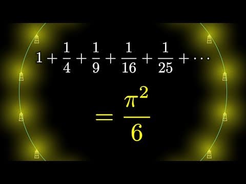 Why is pi here? And why is it squared? A geometric answer to the Basel problem thumbnail