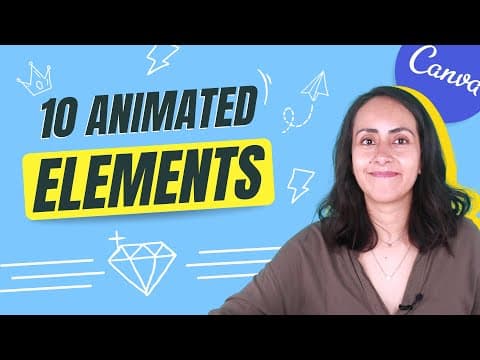 How to Find Free Animated Elements in Canva thumbnail