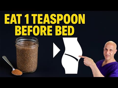 Eat 1 Teaspoon Before Bed — Melts Belly Fat Like Ozempic | Dr. Mandell thumbnail