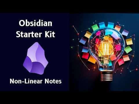 Obsidian For Beginners 📝 Non-Linear Note Taking, Plugins & Templates thumbnail