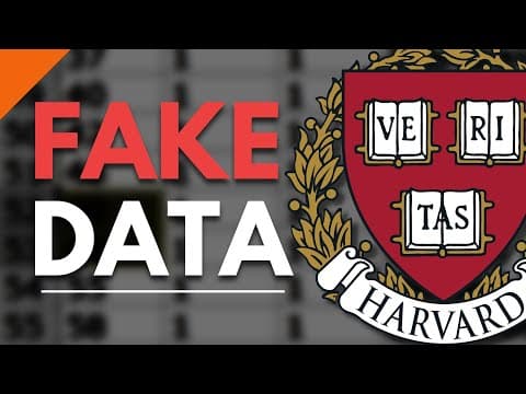 Academia is BROKEN! - Harvard Fake Data Scandal Explained thumbnail