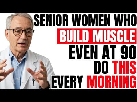 Women Over 60: This Morning Habit Kills Sarcopenia. It Only Takes 30 Seconds | Senior Health Tips thumbnail