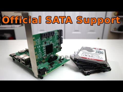 How to Use SATA Support on Raspberry Pi CM4 thumbnail