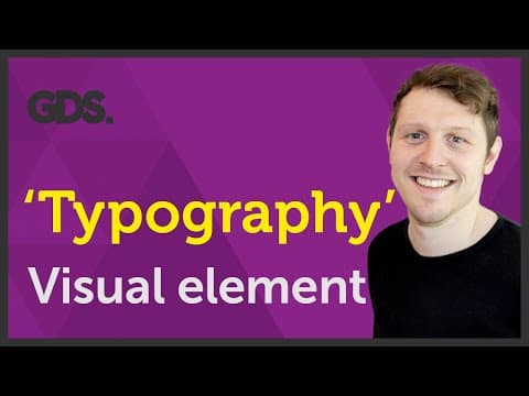‘Typography’ Visual element of Graphic Design Ep8/45 [Beginners guide to Graphic Design] thumbnail