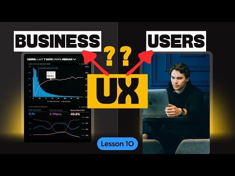How to Identify UX Problems using Industry & Competitive Analyses | Free UX course (lesson 10) thumbnail