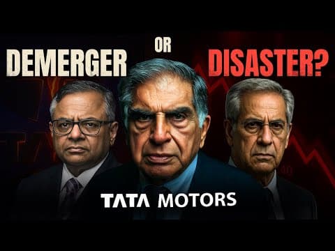TATA MOTORS DEMERGER :Genius or Blunder? | Business Case study thumbnail