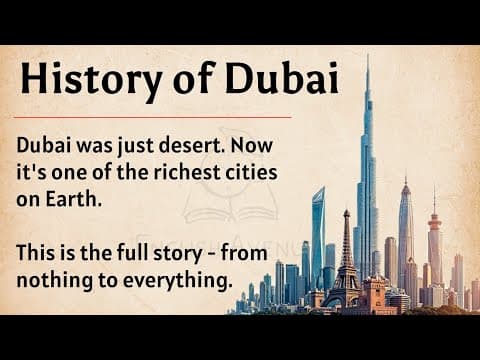 The Full Story of Dubai | Learn English Through Story Level 3🔥 | Graded Reader | Listening Practice thumbnail