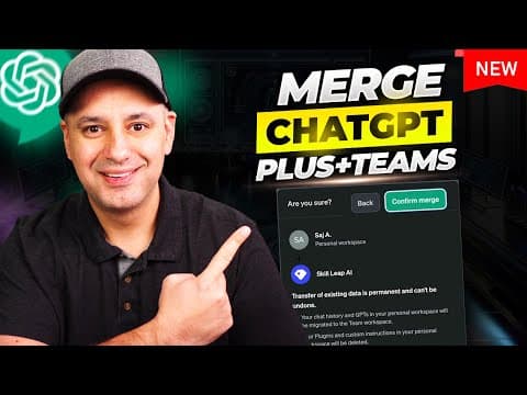 Combine ChatGPT Plus and Teams Plan - New OpenAI Update thumbnail