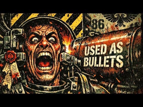 How The Imperium Uses Humans As Ammunition In WH40K thumbnail