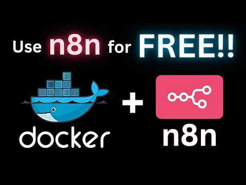 Self-Hosting n8n with Docker – Step-by-Step Tutorial (NO CODE!!) thumbnail