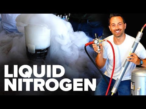 Making Liquid Nitrogen From Scratch! thumbnail