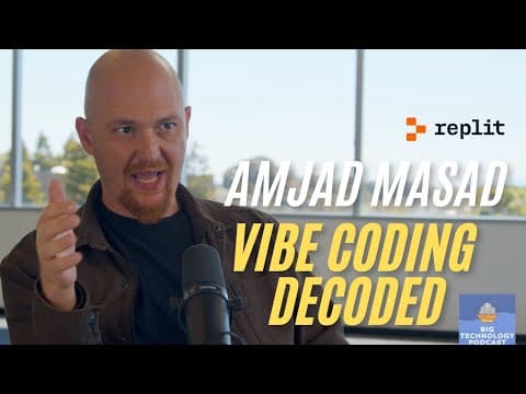 Vibe Coding: Everything You Need To Know — With Amjad Masad thumbnail