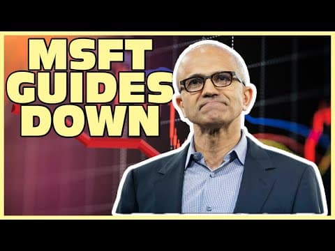 Microsof (MSFT) Guidance Weak | Is This A Buying Opportunity? thumbnail