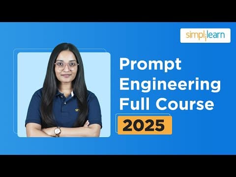 Prompt Engineering Full Course 2026 | Prompt Engineering Tutorial For Beginners | Simplilearn thumbnail