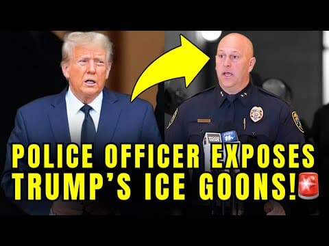🚨Trump HIDES As Top Police Chief Just WRECKED ICE With NEW REVEAL thumbnail
