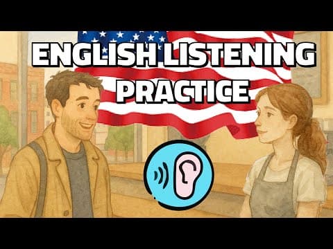 English Listening Practice 🇺🇸| Talking About Morning Routines and Work thumbnail