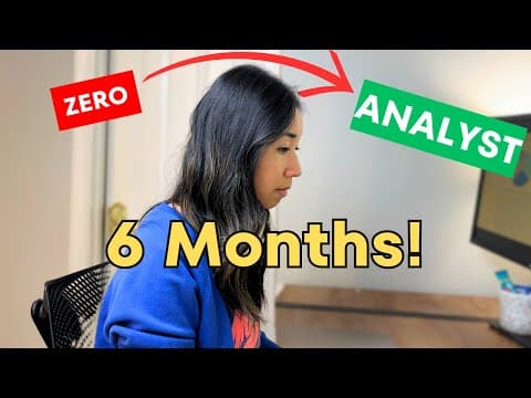 How I'd become a data analyst (if i had to start over) in 2026 thumbnail