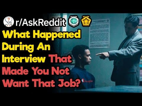 What Happened During An Interview That Made You Not Want That Job? (r/AskReddit) thumbnail
