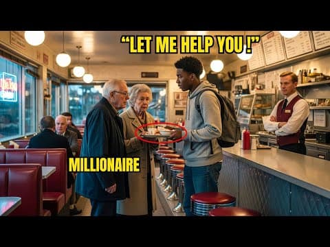 Black Boy Sacrificed His Meal for an Old Couple’s — Next Day, a Millionaire Knocked on His Door thumbnail