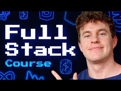 Full Stack Course | Build 4 Projects & Get Hired thumbnail