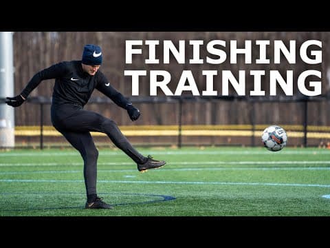 Improve Your Finishing With Both Feet | Full Technical Training Session For Footballers thumbnail