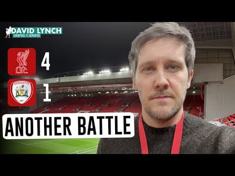 JOB DONE BUT MORE LOW-BLOCK STRUGGLES! | Liverpool 4-1 Barnsley reaction thumbnail