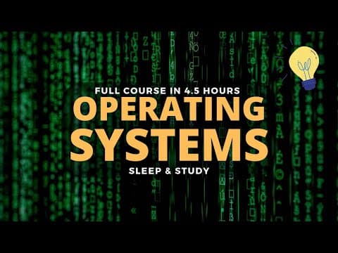 Introduction to Operating System | Full Course for Beginners Mike Murphy 🌚 Lecture for Sleep & Study thumbnail