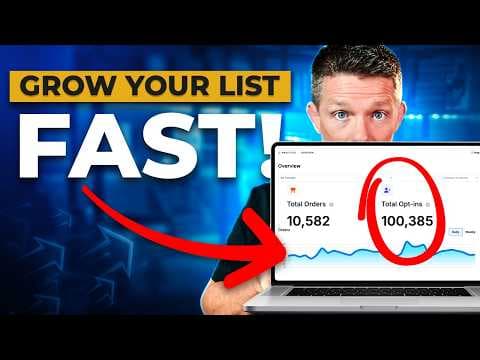 How To Build Your Email List FAST (And For FREE)- 4 Steps To 100,000 Subscribers thumbnail