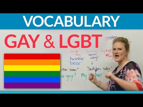 LGBT - Gay Vocabulary in English thumbnail