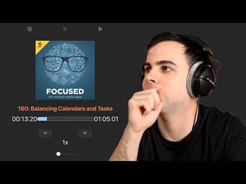 How I Listen AND Take Notes on Podcasts INSIDE Obsidian thumbnail