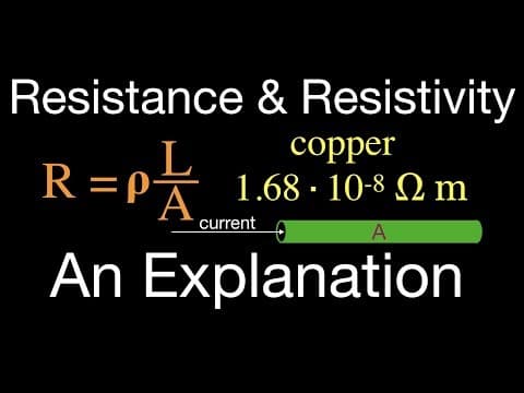 Resistance & Resistivity, An Explanation thumbnail