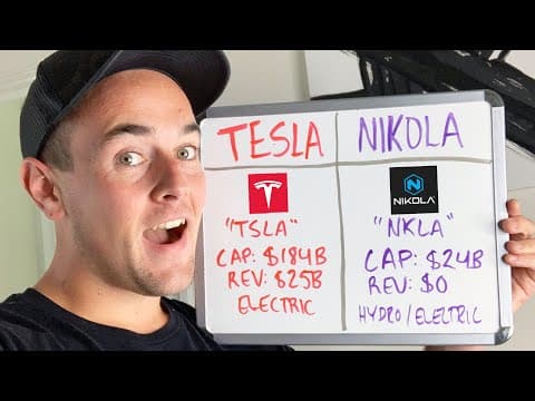 Tesla Stock vs Nikola Motors Stock (TSLA vs NKLA) thumbnail