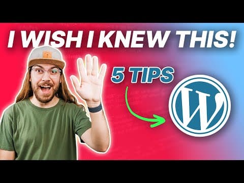 5 Things you Need to Know BEFORE Using WordPress thumbnail