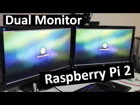 How to Set Up Dual Monitors on Raspberry Pi with Ubuntu MATE thumbnail