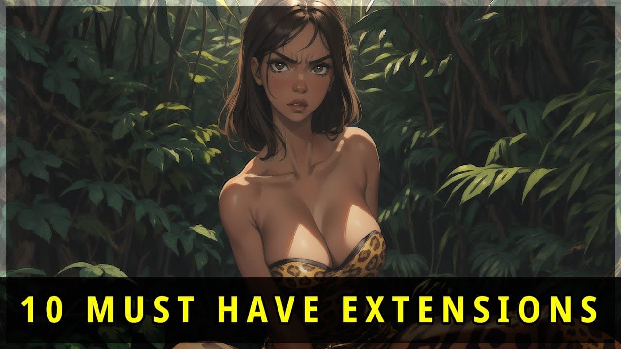 10 Must Have Stable Diffusion Extensions In 7 Minutes (Automatic1111 ...