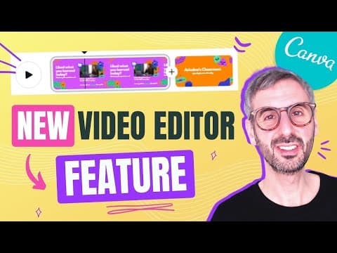 How to Create Videos with Canva's New Editing Features thumbnail