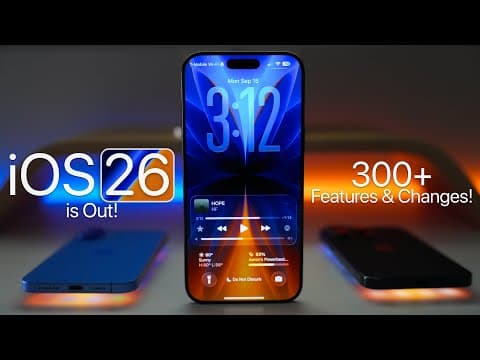 iOS 26 is Out! - What's New? thumbnail