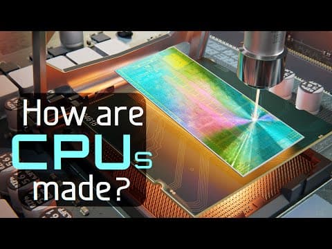 How are Microchips Made? 🖥️🛠️ CPU Manufacturing Process Steps thumbnail