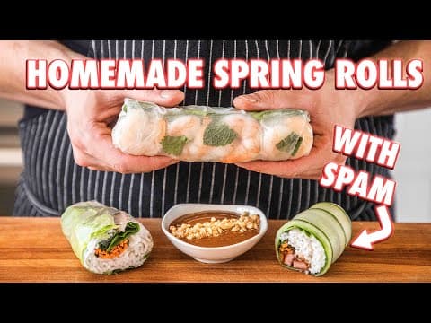 Vietnamese Fresh Spring Rolls That Anyone Can Make (2 Ways) thumbnail