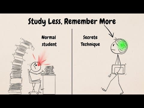 Learn How To Actually Study Before It’s Too Late (The Correct way to study) thumbnail