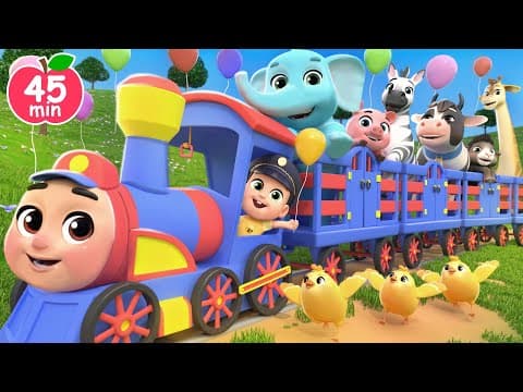 Train Choo Choo Song | Find the Animal + More Lalafun Nursery Rhymes & Kids Songs thumbnail