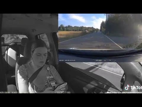 She Won't Stop Texting and Driving thumbnail