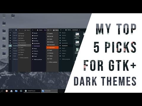 What Are the Best GTK Dark Themes for Ubuntu? thumbnail
