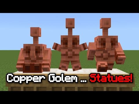 Copper Golems now turn into STATUES!! (New Update) thumbnail