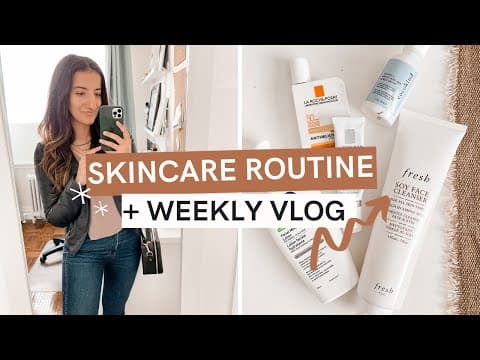 WEEK IN MY LIFE: skincare routine, book haul & toronto life thumbnail