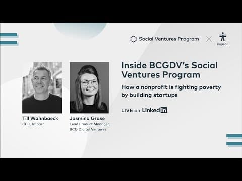 Inside BCGDV's Social Ventures Program with Impacc thumbnail
