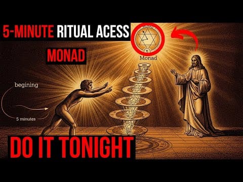 Jesus Taught Chosen Ones A 5-Minute Ritual To Access The Monad (Do It Tonight) thumbnail