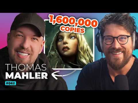 How He Sold 1.6 Million Copies Of His New Game  (w/ Thomas Mahler) — FullTime GameDev Podcast Ep 62 thumbnail